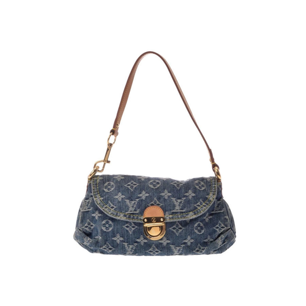 Louis Vuitton denim pleaty bag blue